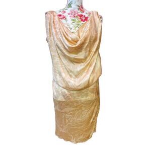 GILES Italy Made Drop Wrap Silk Dress Summer, Party, Cocktail, Weeding invite